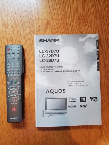 Sharp aquos manuale - sharp,
